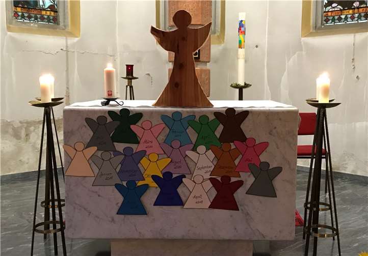 Der hölzerne Engel als Symbol. Privat