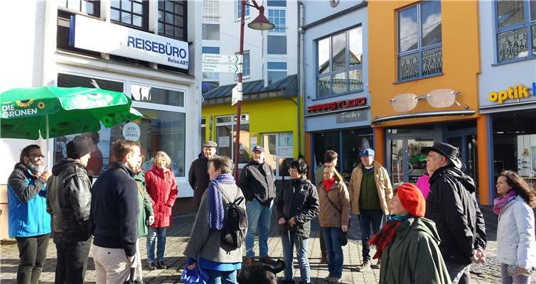 Der im Januar neugegründete Ortsverein B 90/Die Grünen der VG Dierdorf hatte zu einem öffentlichen Treffen mit Stadtbegehung eingeladen.Foto: privat