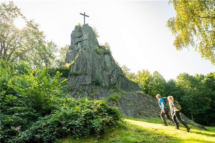 Der imposante Druidenstein. Foto: Dominik Ketz