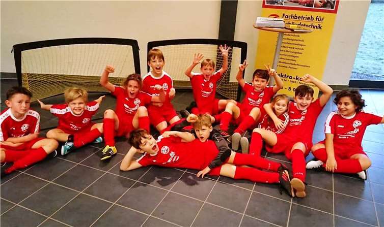 Der jüngere Jahrgang der ABC-E Junioren konnte beim „Budenzauber“ in Niederzissen überzeugen.Foto: privat