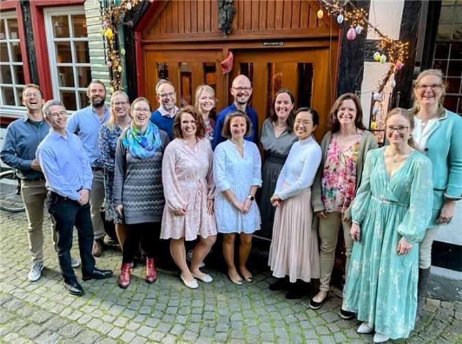 Der junge Chor „R(h)eingehört“ aus der Verbandsgemeinde Unkel hat im Weinhaus „Im Lämmlein“ ein Frühlingskonzert gegeben. Foto: privat