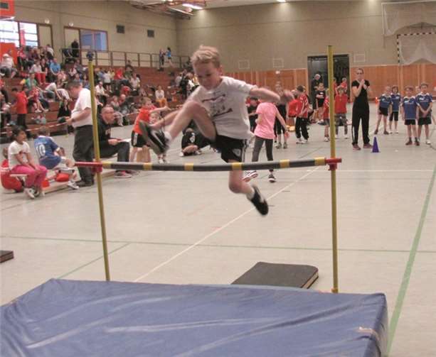 Der letzte Kinderleichtahtletik-Wettkampf in der Halle fand in Andernach statt.privat