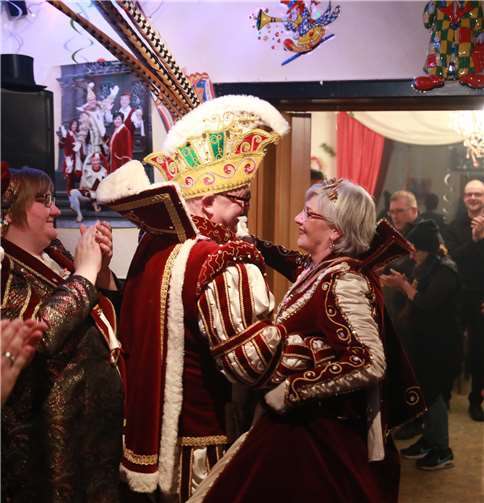 Der letzte Tanz als Prinzenpaar: Guido I. und Elisabeth I.