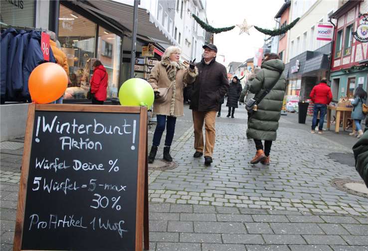 Der lokale Handel hatte zahlreiche Aktionen vorbereitet.