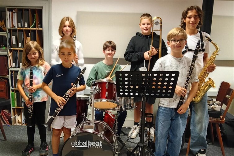 Der musikalische Nachwuchs der Schützenkapelle Mendig.
