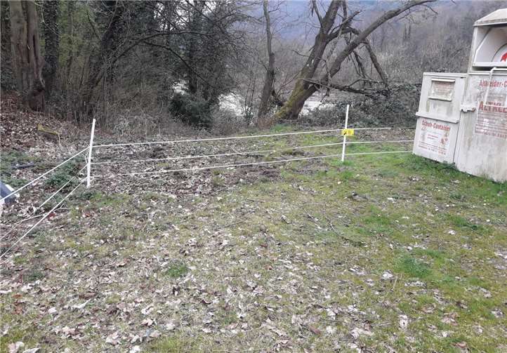 Der neu angebrachte Elektrozaun. Foto: privat