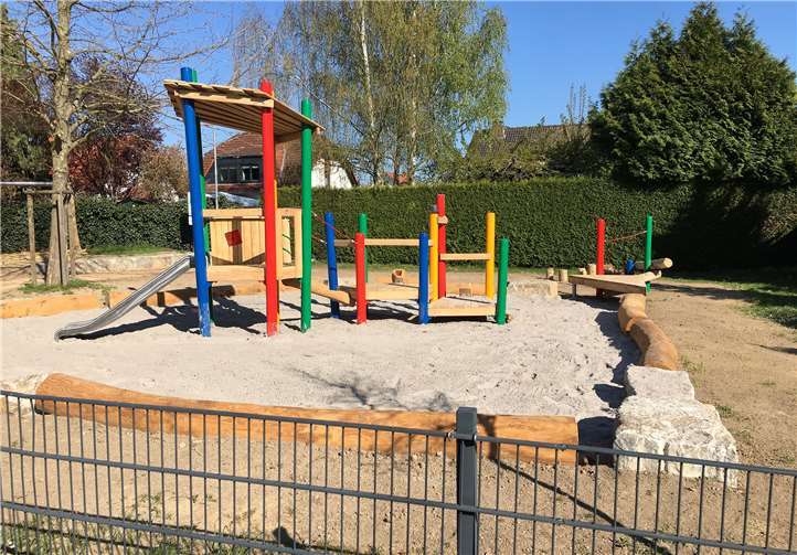 Der neu gestaltete Spielplatz in Irlich ist noch nicht freigegeben. Foto: privat