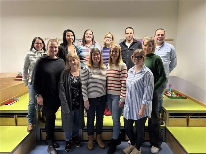 Der neu gewählte Elternausschuss der Kita St. Genovefa. Foto: privat