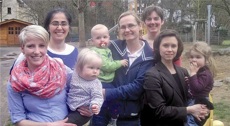 Der neu gewählte Fördervereins-Vorstand im Haus für Kinder. privat