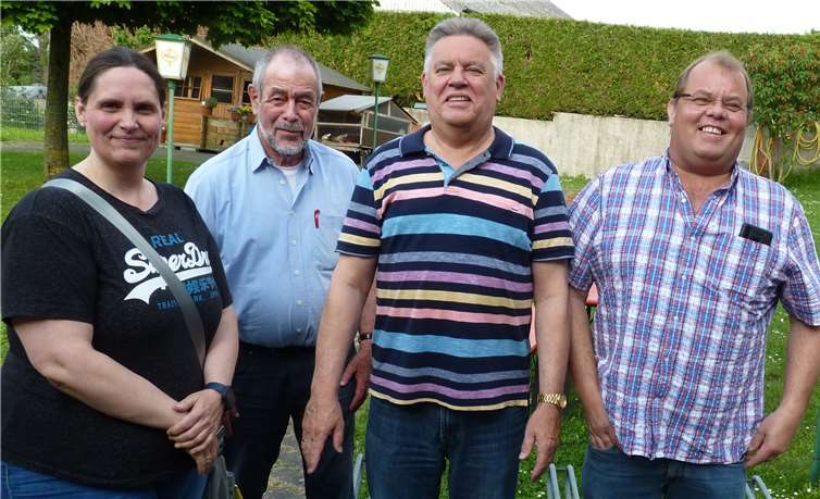 Der neu gewählte Vorstand: – Marion Kurz, Richard Wiens, Manfred Krüger und André Lehmann (v. li.). Fotos: privat