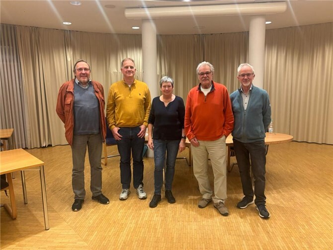 Der neu gewählte Vorstand der FWG Linz am Rhein (v.l.n.r.): Norbert Rohringer, Jörg Klapdohr, Maria Zimmermann, Michael Schneider, Bertold Otten.
