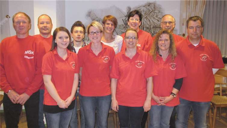 Der neu gewählte Vorstand der KG „Mir seyn klor“ Kaltenengers ohne Petra Häring.privat