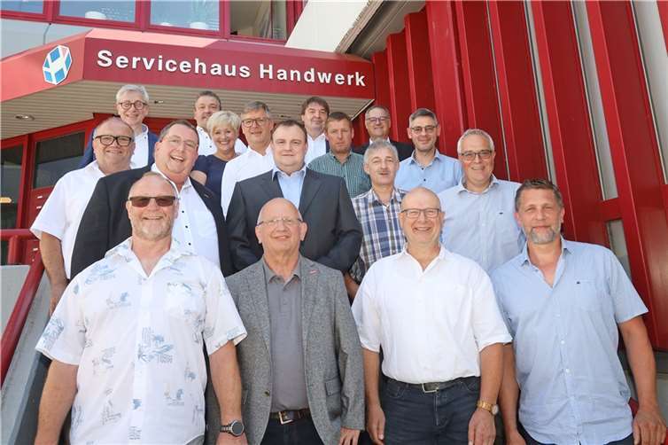 Der neu gewählte Vorstand der Kreishandwerkerschaft Mittelrhein. Foto: Jordan