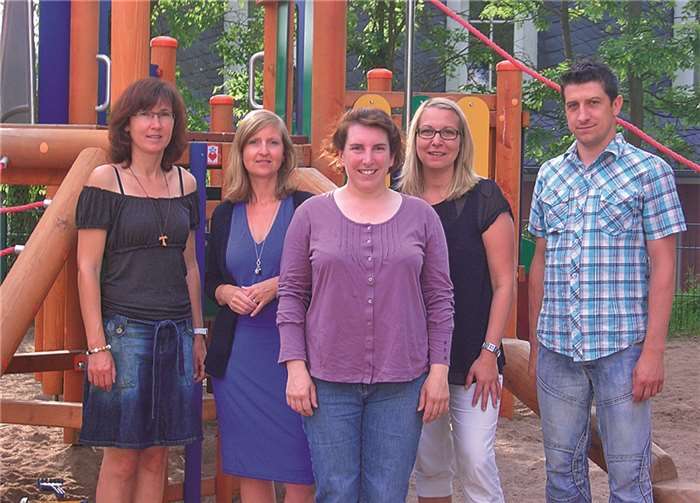 Der neu gewählte Vorstand des Fördervereins Kath. Kindergarten St. Martin, Glees.privat