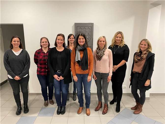 Der neu gewählte Vorstand des Fördervereins der Kindertagesstätte Thür. Foto: privat