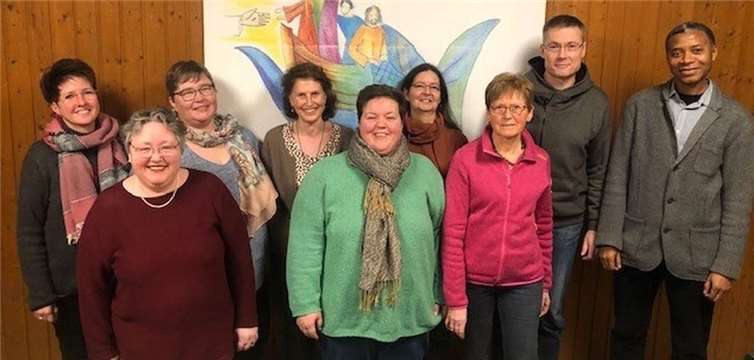 Der neu gewählte Vorstand des Kirchenchors Cäcilia.Privat
