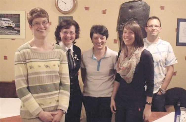 Der neu gewählte Vorstand des Musikvereins „Harmonie“ Langenfeld.