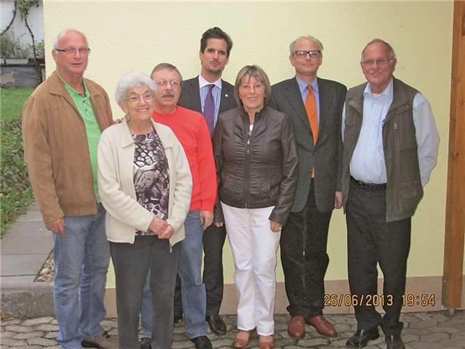 Der neu gewählte Vorstand des SPD-Ortsvereins Horchheim mit dem stellvertretenden Stadtverbandsvorsitzenden Christian Altmaier (Mitte). privat