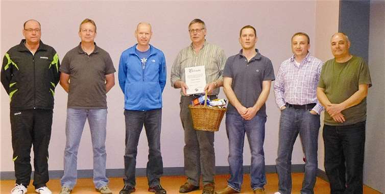 Der neu gewählte Vorstand des TTC Ockenfels freut sich auf die Zusammenarbeit.privat