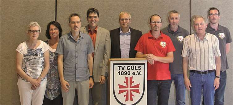 Der neu gewählte Vorstand im Jubiläumsjahr 2015.  Privat