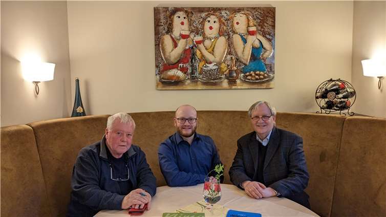 Der neu gewählte Vorstand (v.l.) Karl-Heinz Brenner (stv. Vorsitzender), Jochen Lorenz (1. Vorsitzender) und Armin von Ameln (stv. Vorsitzender). Foto: CDA KV Ahrweiler
