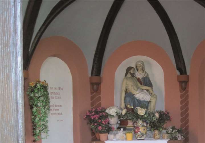 Der neu renovierte Innenraum der Kehrkapelle.