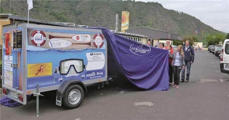 Der neue Anhänger wartet auf seinen baldigen Einsatz.privat