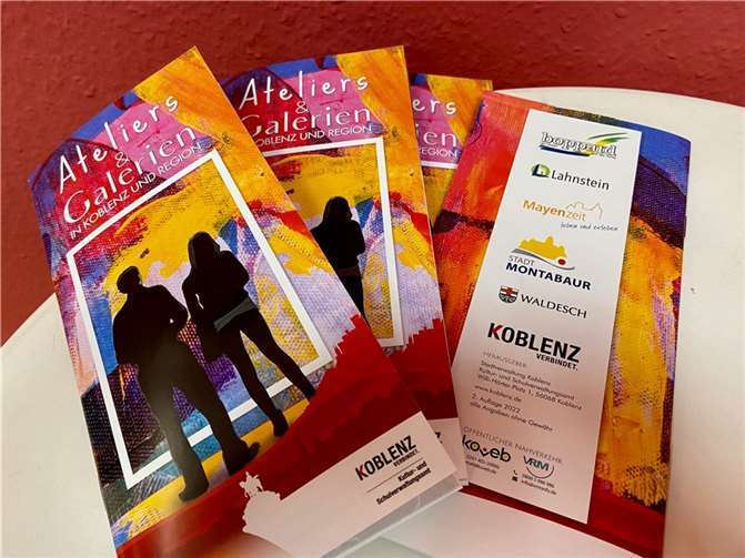 Der neue Atelierführer.Quelle: Stadt Koblenz