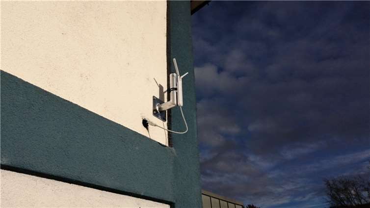 Der neue Außenrouter am Vereinsheim. Foto: privat