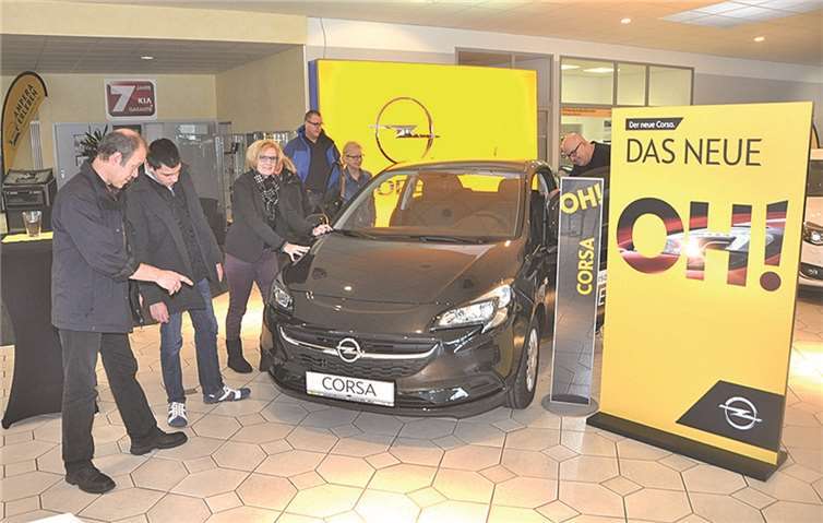 Der neue Autostar, der Opel Corsa, wurde bei der Vorstellung am Wochenende viel beachtet. .bs-