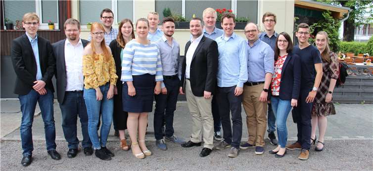 Der neue Bezirksvorstand der Junge Union Koblenz-Montabaur. privat