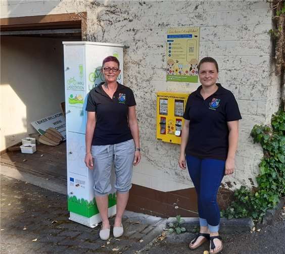 Der neue „Bienenfutterautomat“ in Döttesfeld.Foto: privat