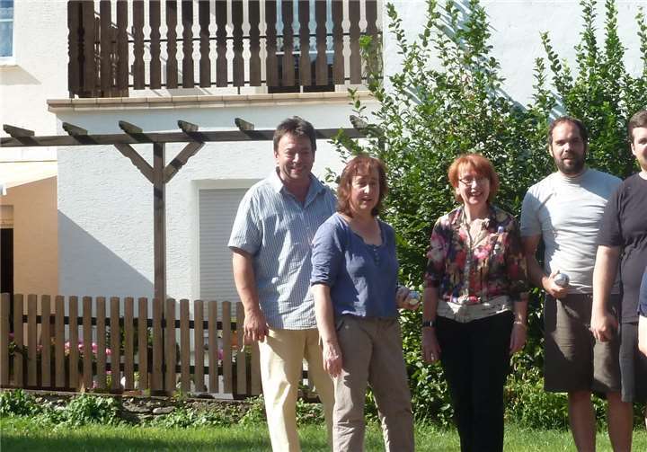 Der neue Bouleplatz in Ellenz lädt zum gemütlichen Spielen ein.privat