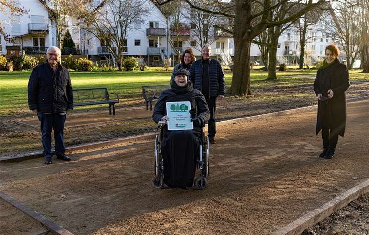 Der neue Bouleplatz.Foto: Horst Bennemann