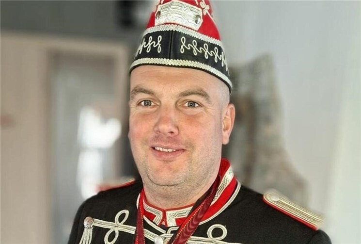 Der neue Ehrenordenträger Florian Stoll.