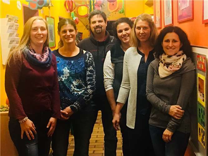 Der neue Elternausschuss 2018/2019: Theresa Steinmann, Marion Röser (2. Vorsitzende), Falk Simon Stein, Shirley Flöck, Michèle Alsbach (Vorsitzende) und Nadine Hornung. privat