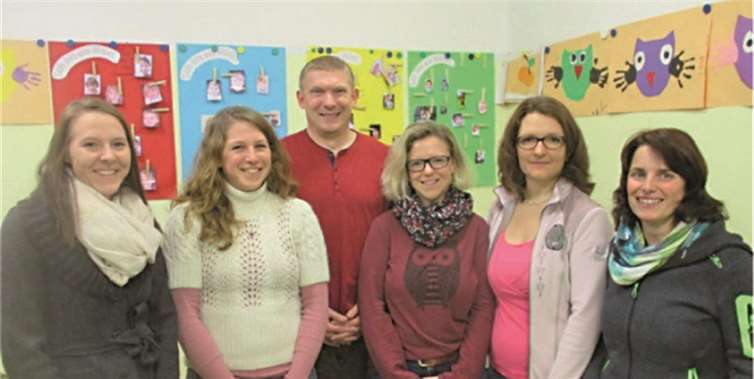 Der neue Elternausschuss: Julia Wilhelm, Sabrina Irsch, Vorsitzender Holger Schmitt, Sabine Schneider, Silvia Specht und Anja Spriestersbach. 