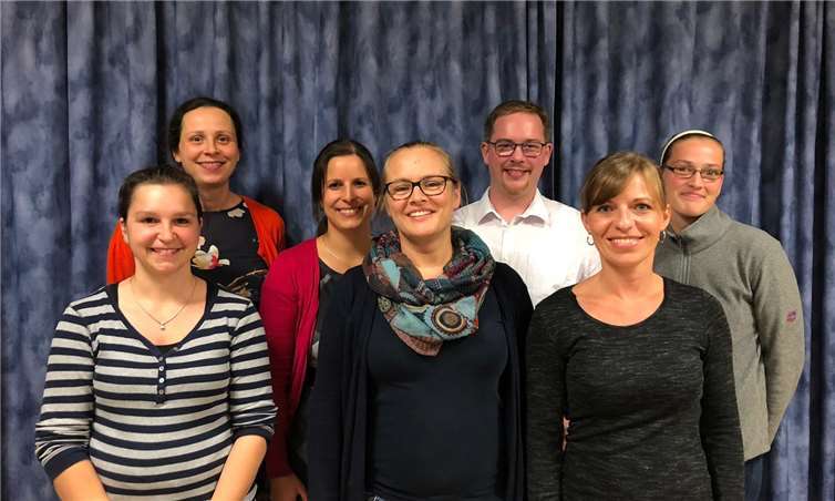 Der neue Elternausschuss:Maximiliane Jakupovic, Katrin Knieschewski, Josefine Schneider, Jasmin Lemler, Michael Koch, Melanie Luke, Sarah Stingel (v.l.n.r)Foto: Michael Koch