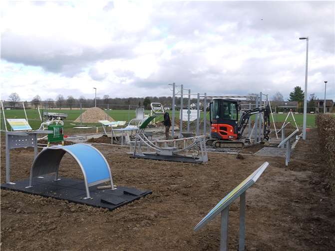 Der neue Fitness-Outdoor-Parcours in Buschhoven.  Foto: privat