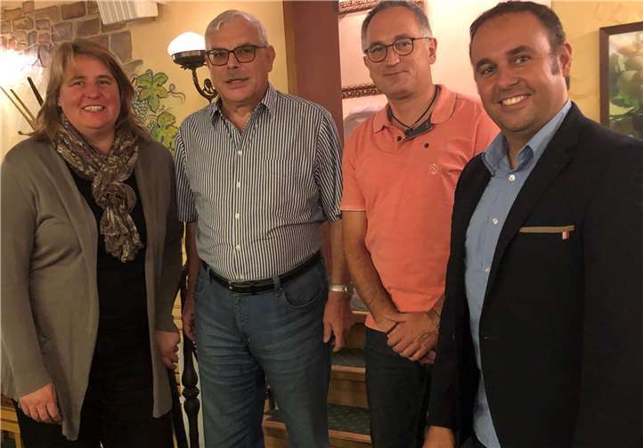 Der neue Fraktionsvorstand (von links nach rechts) Annette Breitkreutz, Manfred Frickel, Achim Reick und Jens Firmenich. Foto: privat