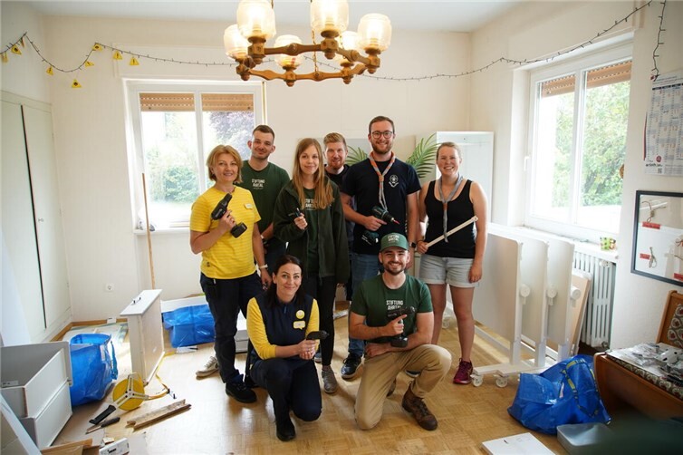 Der neue Gruppenraum soll die Gemeinschaft fördern.  Foto: Nick Falkner/ Stiftung Ahrtal