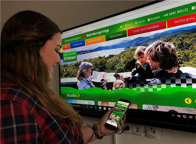 Der neue Internetauftritt der Erlebnisregion überzeugt auf den verschiedenen Endgeräten. VG Adenau