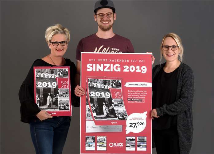 Der neue Kalender im A3-Format beinhaltet über 150 historische Bilder und ist bei Foto Flück in Sinzig zu haben.  Foto Flück