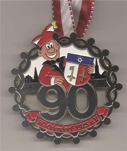 Der neue Karnevalsorden der KG Odendorf zum 90-jährigen Jubiläum.  privat