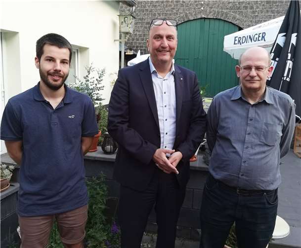 Der neue Kernvorstand des TT-Kreises Ahrweiler-Mayen (v.l.n.r.):Yannik Heuser, Günter Lung und Andreas Ueberbach.  Foto: BL