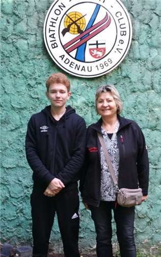 Der neue Kreisjugendkönig Nils Hilger und die neue Kreiskönigin Rosemarie Marzi vom BSC Adenau.privat