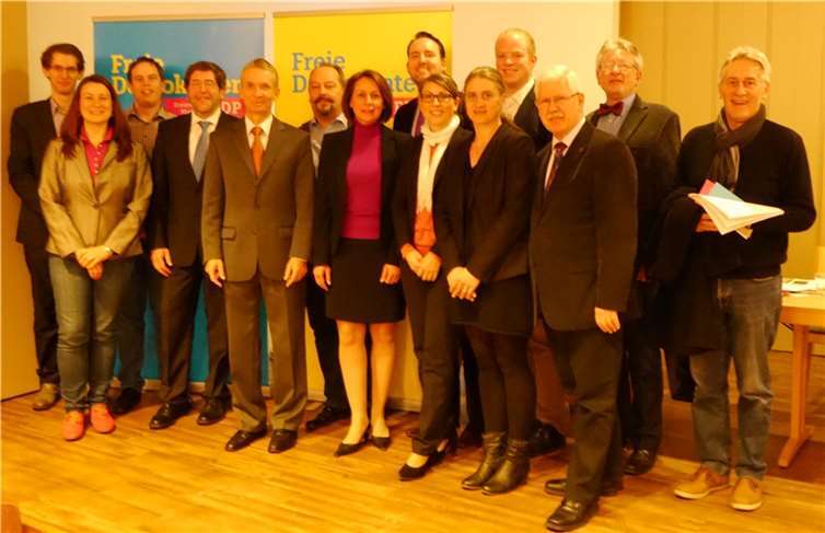 Der neue Kreisvorstand der Freien Demokraten im Rhein-Sieg-Kreis.  FDP Rhein-Sieg
