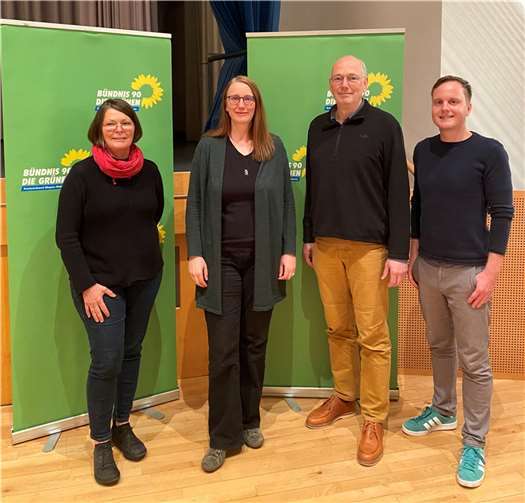 Der neue Kreisvorstand: v.li. Sonja Seyda, Sabine Granzow, Martin Schmitt und Christoph Wagner.Foto: privat