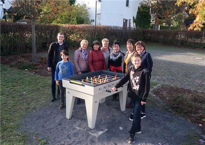 Der neue Outdoorkicker in Hain.Foto: privat