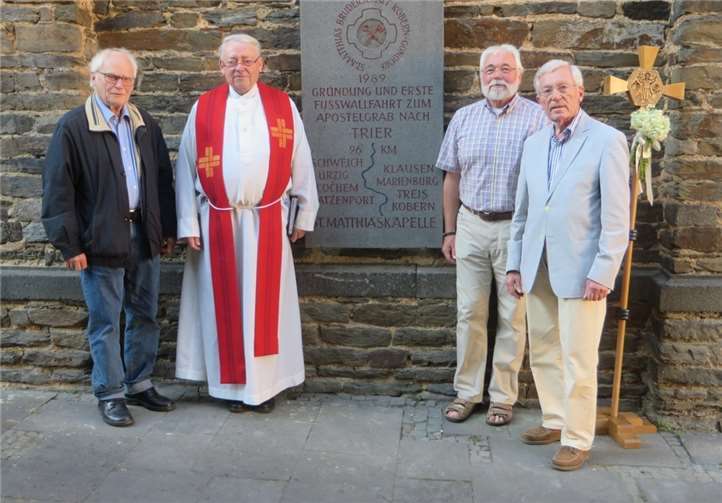 Der neue Pilgerstein wurde kürzlich eingeweiht. privat